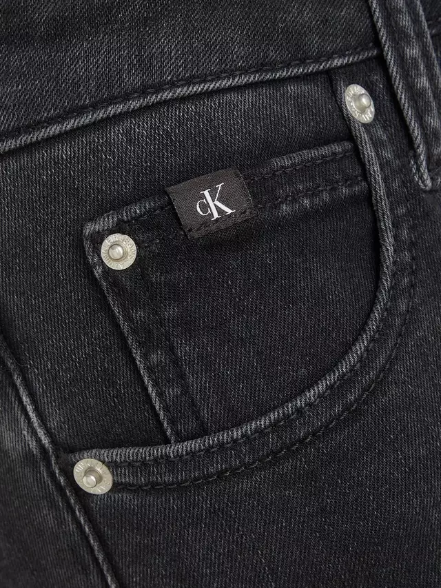 Джинсы Calvin Klein High Rise Skinny, черный — фото 4