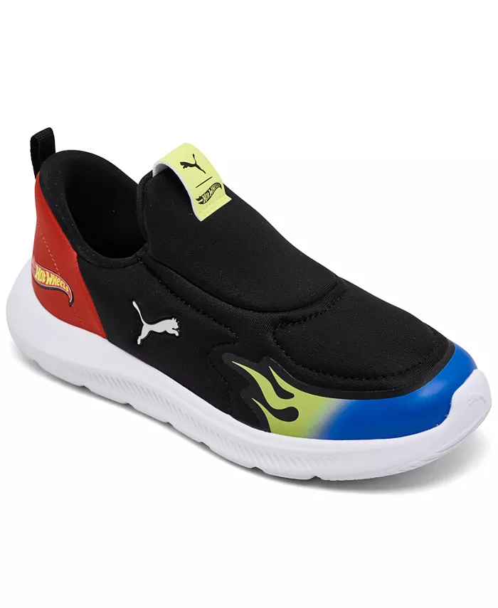 

X Hot Wheels Little Kids Fun Racer 2 SLIPTECH Повседневные кроссовки от Finish Line Puma, мультиколор