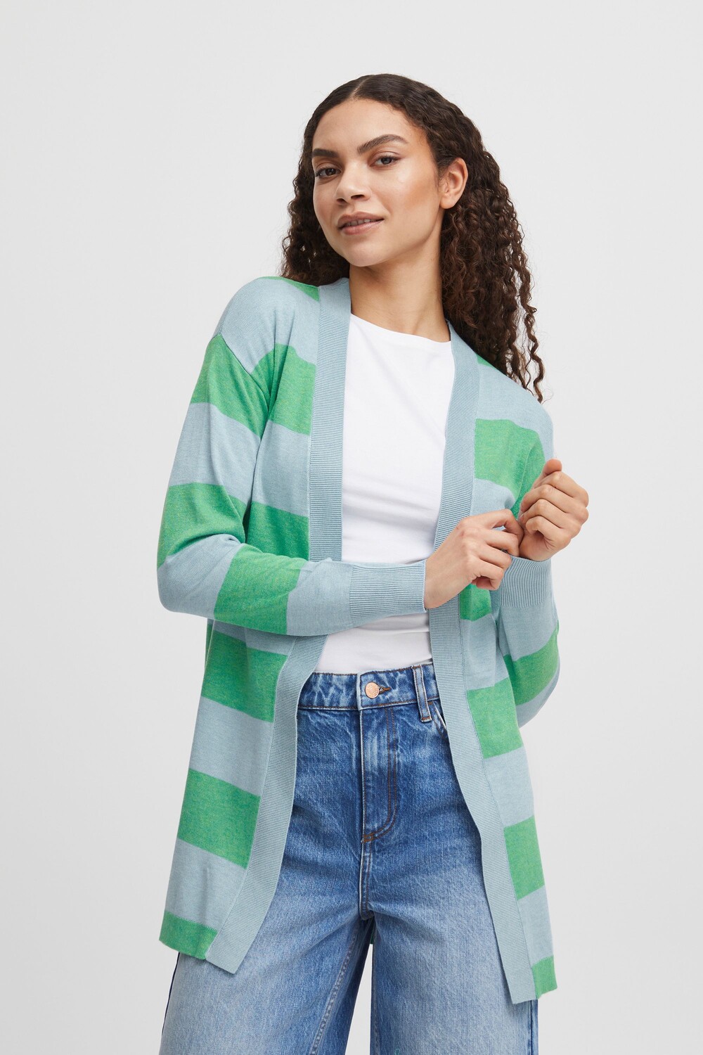 

Кардиган b.young Strickjacke BYMMPIMBAH LONG 20811925, синий