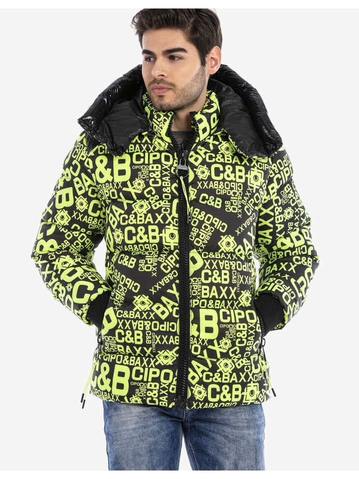 

Зимняя куртка Cipo & Baxx, цвет neongreen