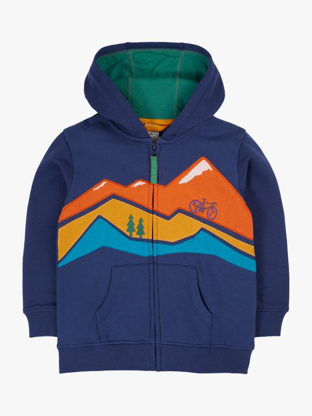 

Детская худи Carbis Cotton на молнии Frugi, Navy/Multi