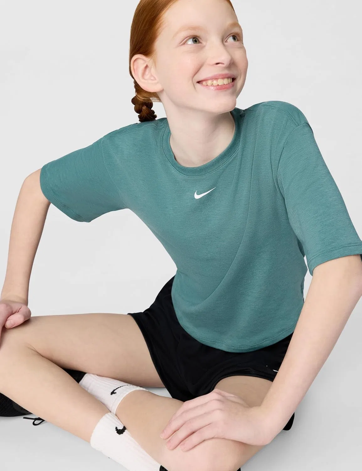 Футболка Nike Dri-FIT, Mineral Slate/White — фото 4