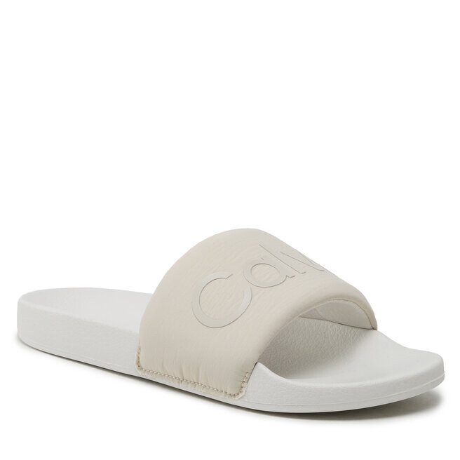 

Шлепанцы Calvin Klein PoolSlide Txt, экрю