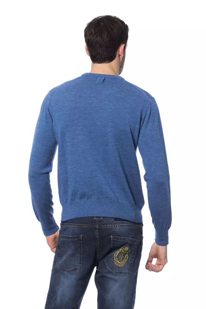 

Мужской свитер Billionaire Italian Couture из мериносовой шерсти, синий