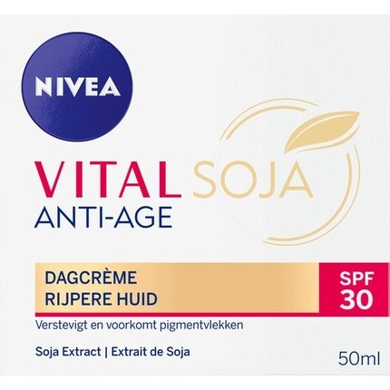Nivea Vital Soy Anti-Age Защитный крем Spf30 50 мл — фото 2