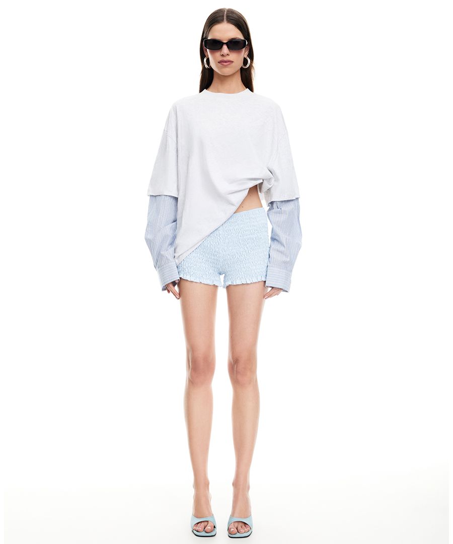 

Женская блузка Bottega с круглым вырезом и застежкой-молнией Lioness, Gray