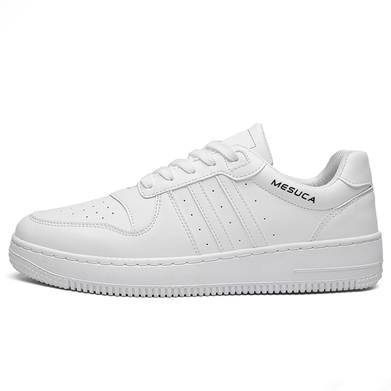 

Мужские низкие кроссовки для скейтбординга, увеличивающие рост, устойчивые к истиранию, легкие и дышащие MESUCA, White