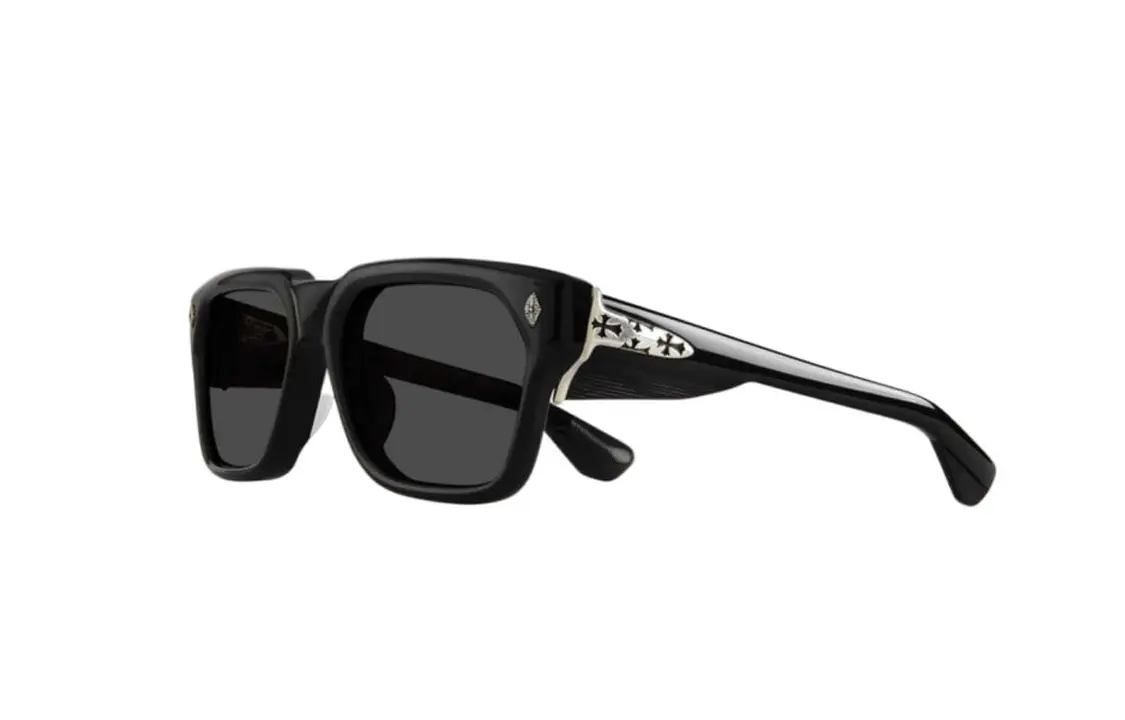 

Chrome Hearts Солнцезащитные очки нестандартной формы мужские черные, Black