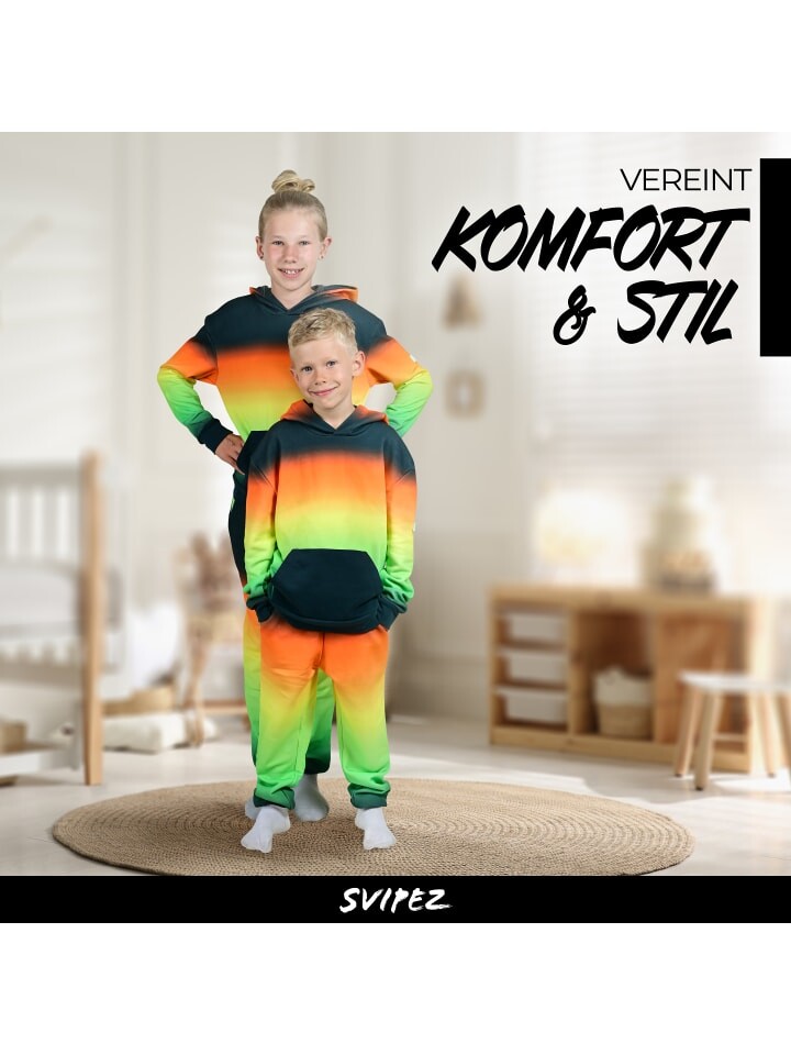 Спортивные штаны SVIPEZ Sweatpant Fusion AI schwarz/bunt — фото 2