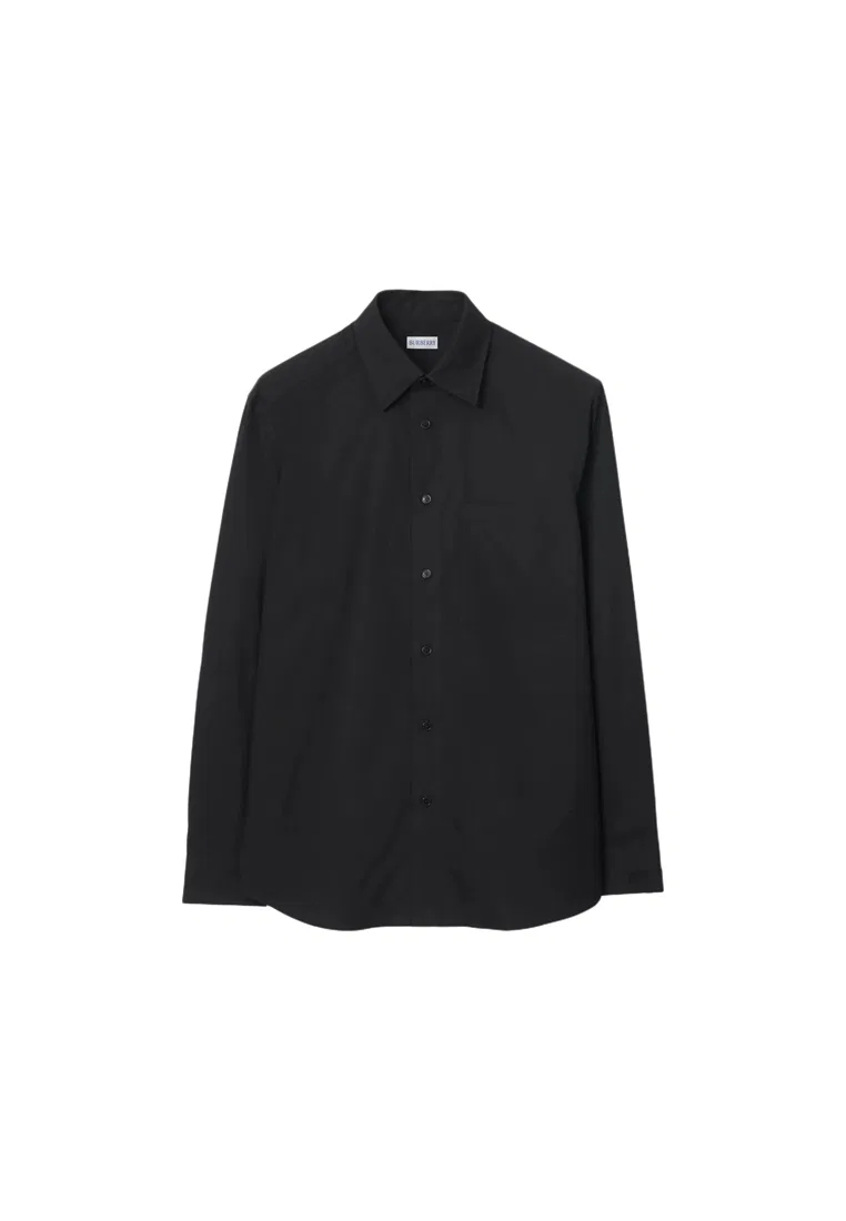 Рубашка мужская Burberry 81117641, хлопок, черный