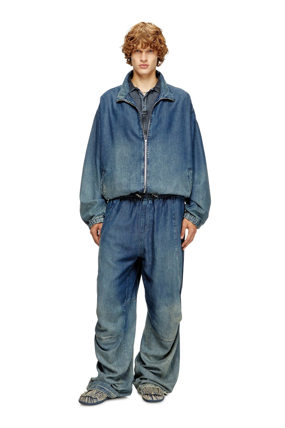 Мужские свободные джинсы D-PARI-S Diesel, Indigo Blue