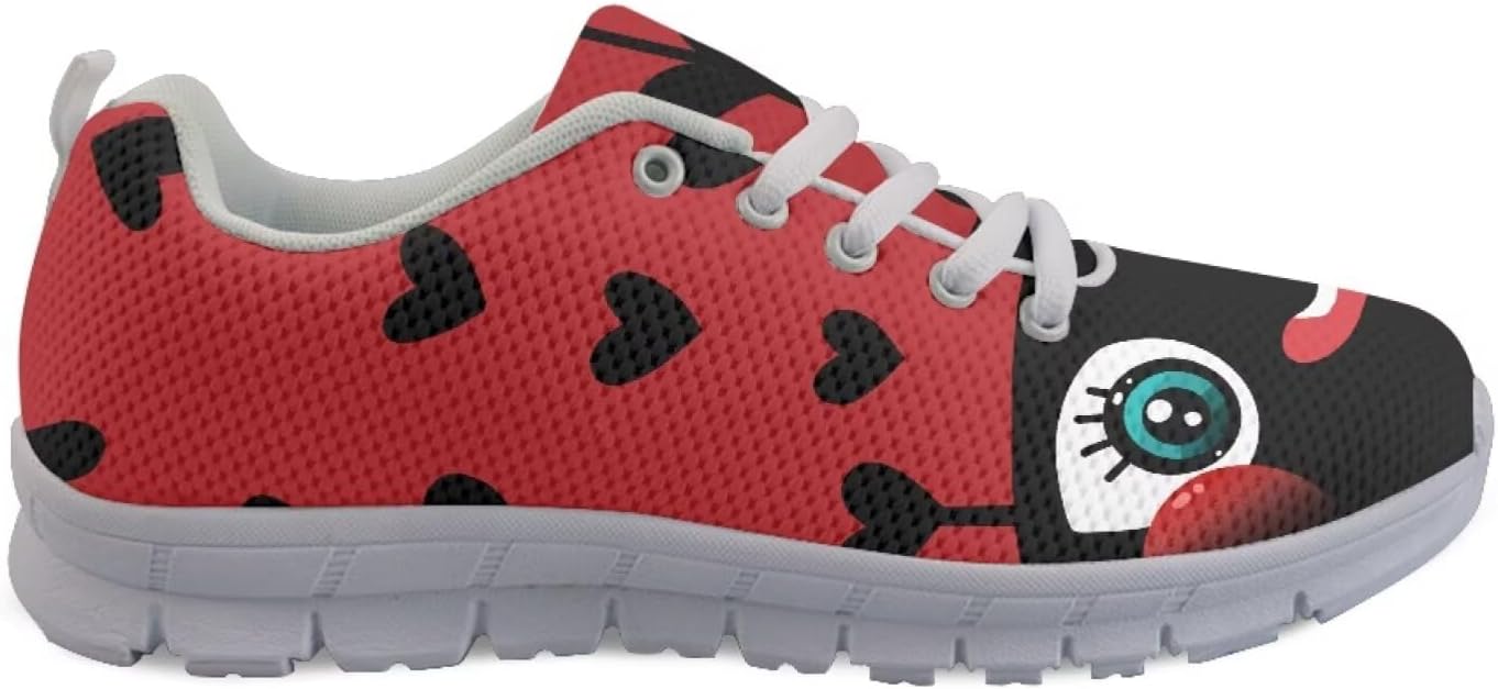 

Кроссовки Forchrinse для мужчин и женщин, нескользящие повседневные спортивные обувь, Cartoon Ladybug