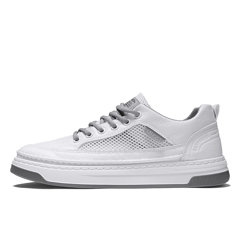 

Sportful Низкие повседневные мужские кроссовки бело-серые, цвет White Gray