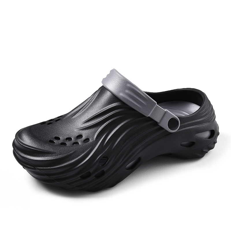 

LONGDUIZHANG Клоги унисекс YC-101 черные Освежающие дышащие, цвет YC-101 Black[Refreshing Breathable]