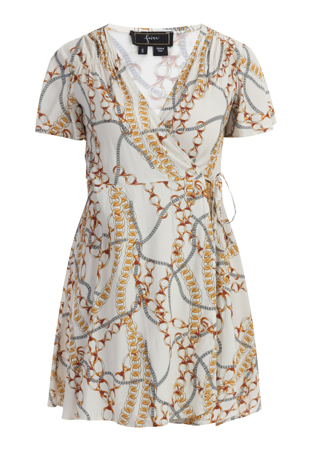

Платье faina Mini Mit Allover Print, белый