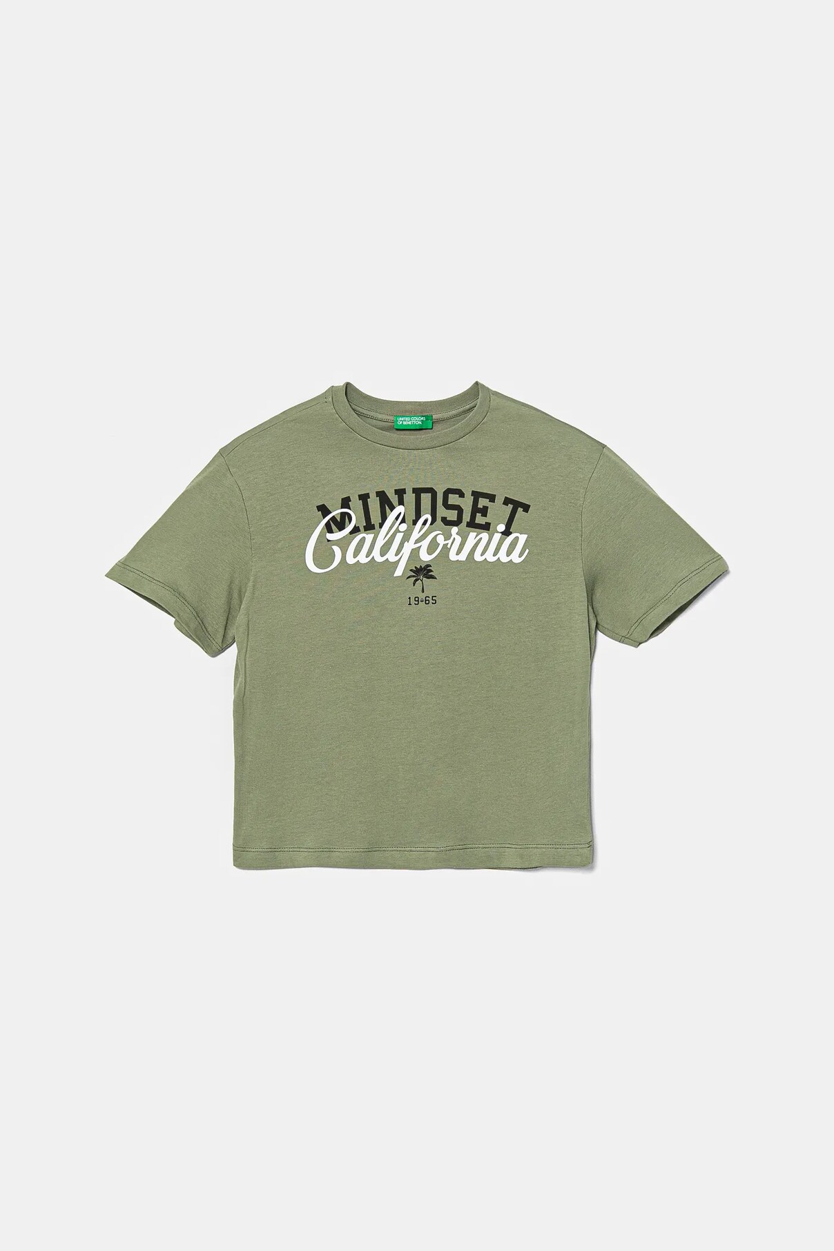 

Футболка из хлопка для детей United Colors Of Benetton, зеленый