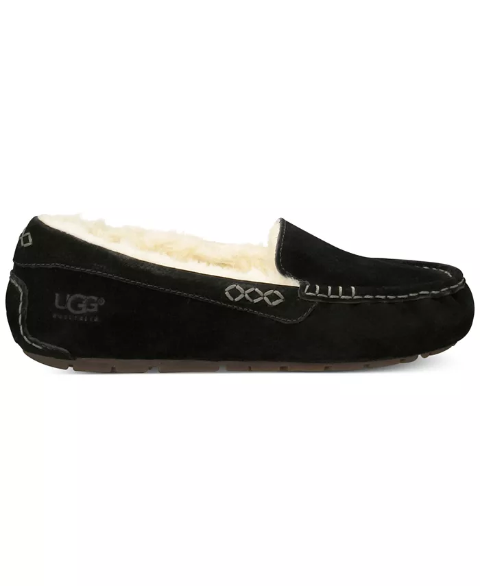 Женские мокасины-тапочки Ansley Slip On Ugg, черный — фото 2