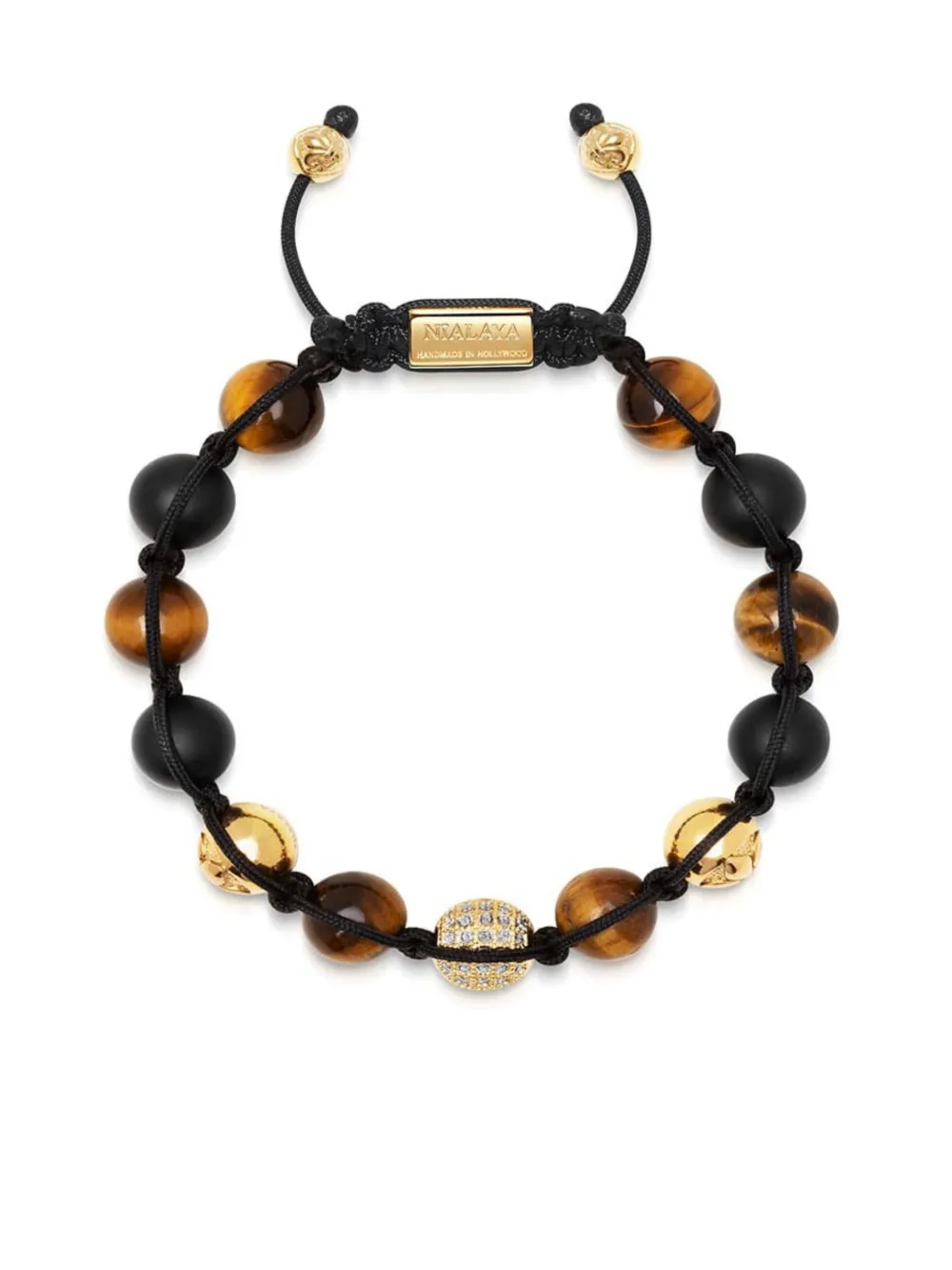 

Браслет с бусинами Nialaya Jewelry, коричневый
