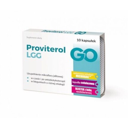 

Провитерол LGG GO 10 капсул Lactobacillus rhamnosus GG Bacteria Salvum