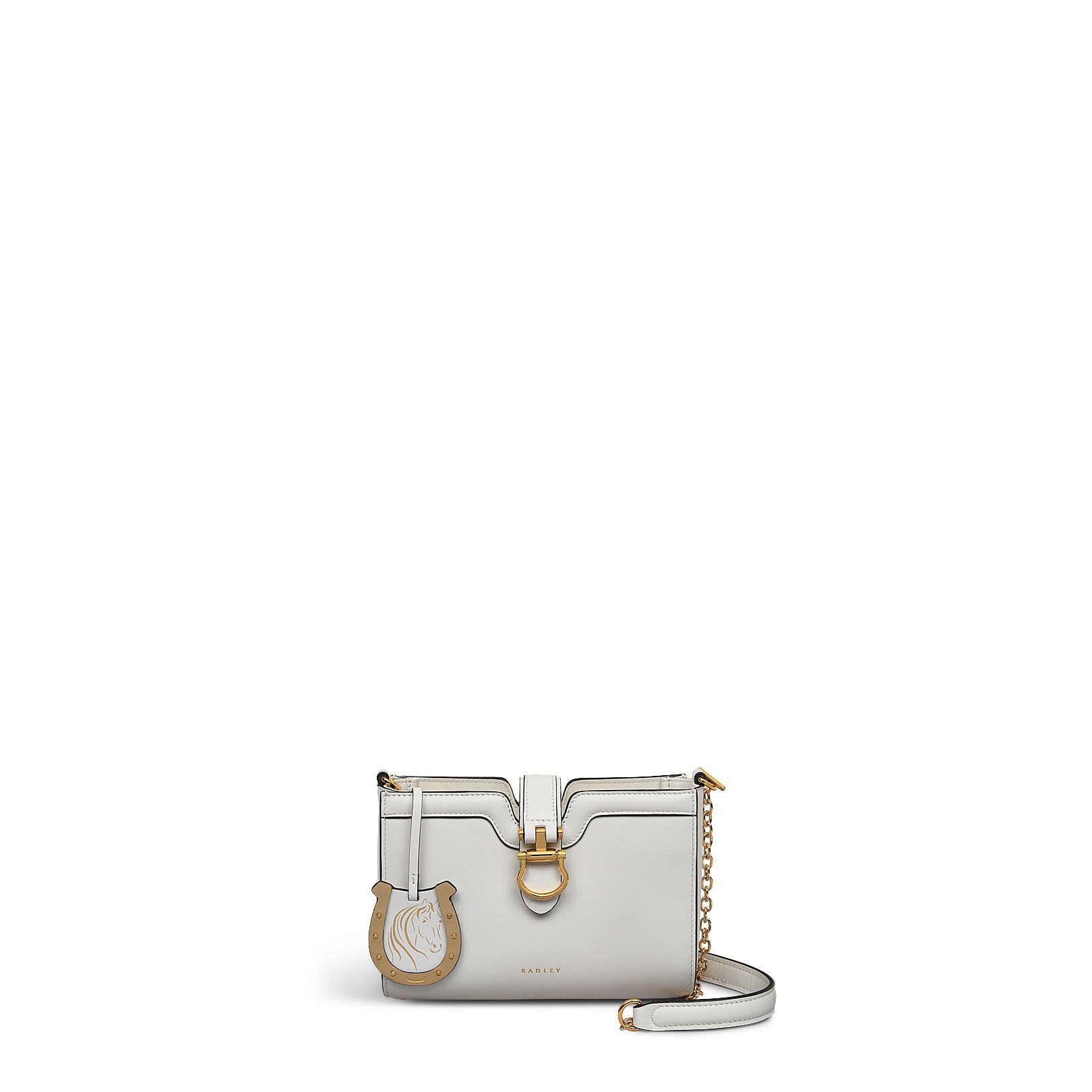 

Сумка через плечо Kentucky Derby Весна 2025 Маленькая сумка через плечо с застежкой-молнией Radley, Chalk