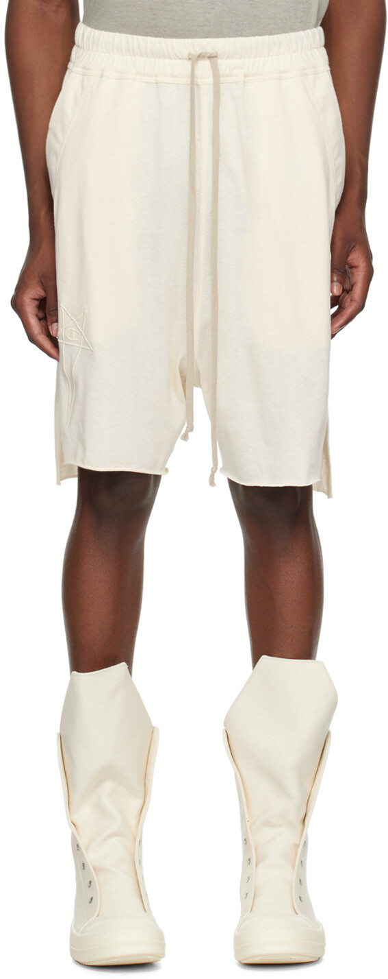 

Шорты Off-White Champion Edition Beveled Pods Rick Owens, Natural