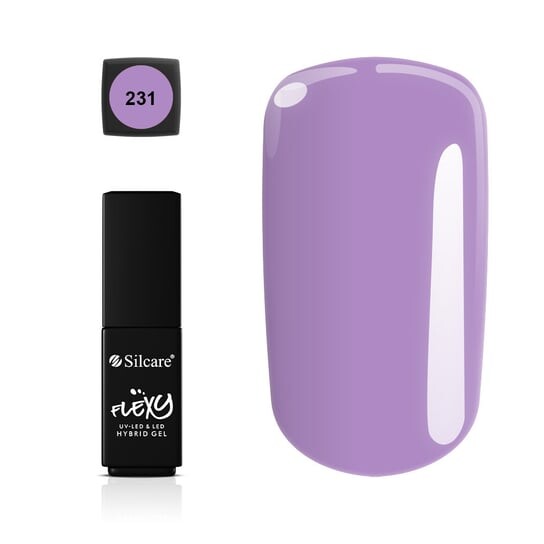

Гибридный лак, 231, 4,5 г Silcare Flexy