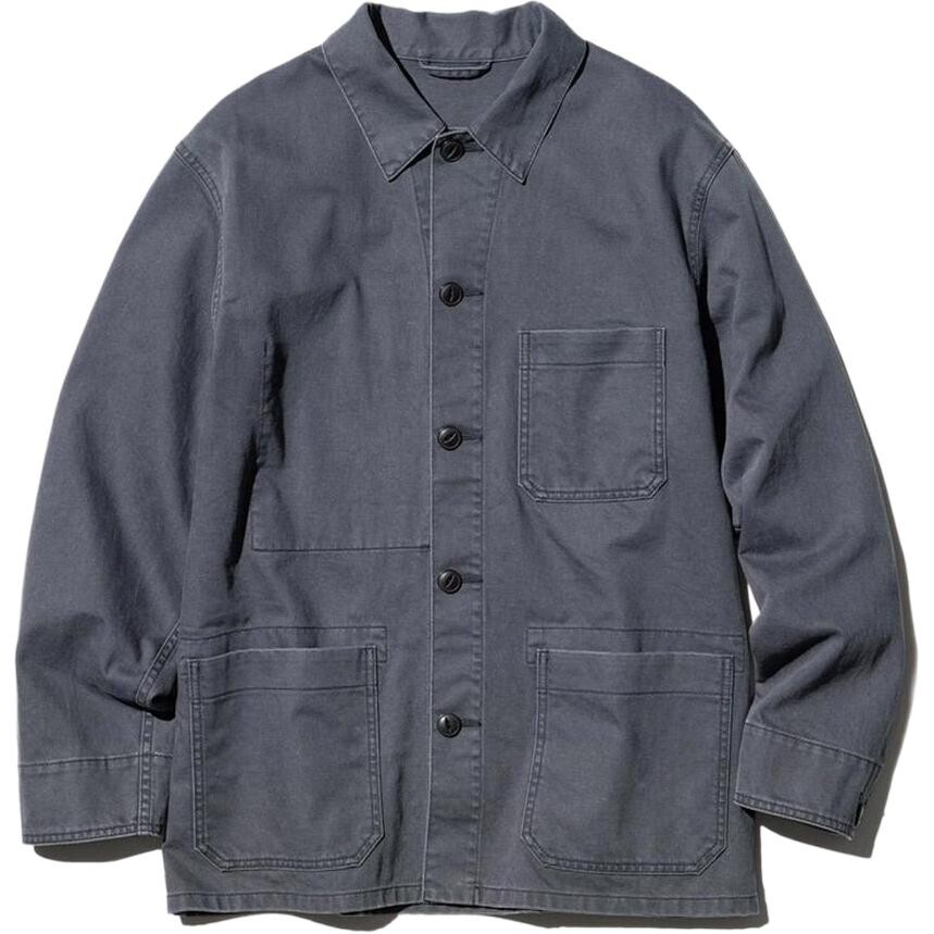 

Куртка мужская асфальтово-серая Uniqlo, серый