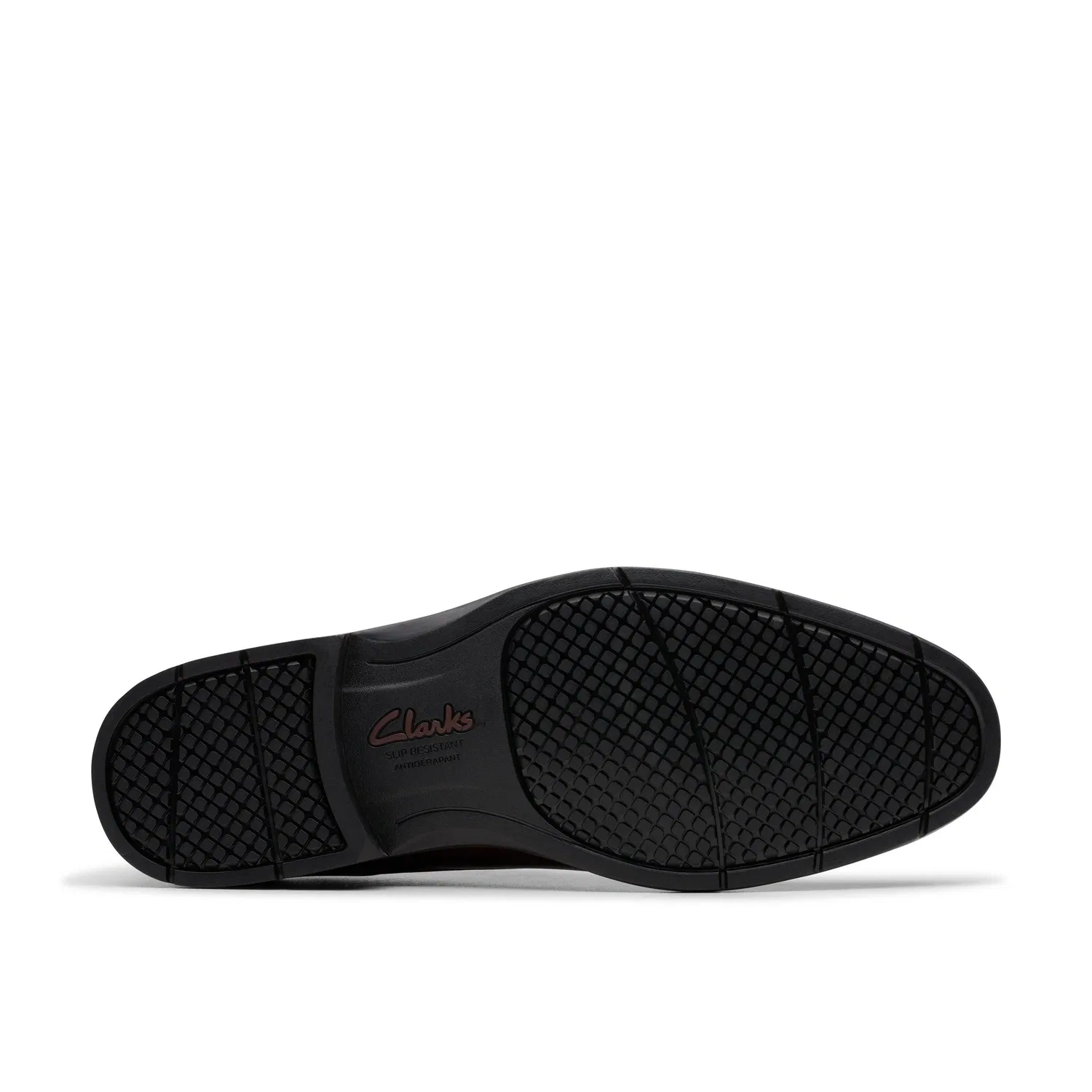 Туфли оксфорды кожаные темно-коричневые Clarks, коричневый — фото 3