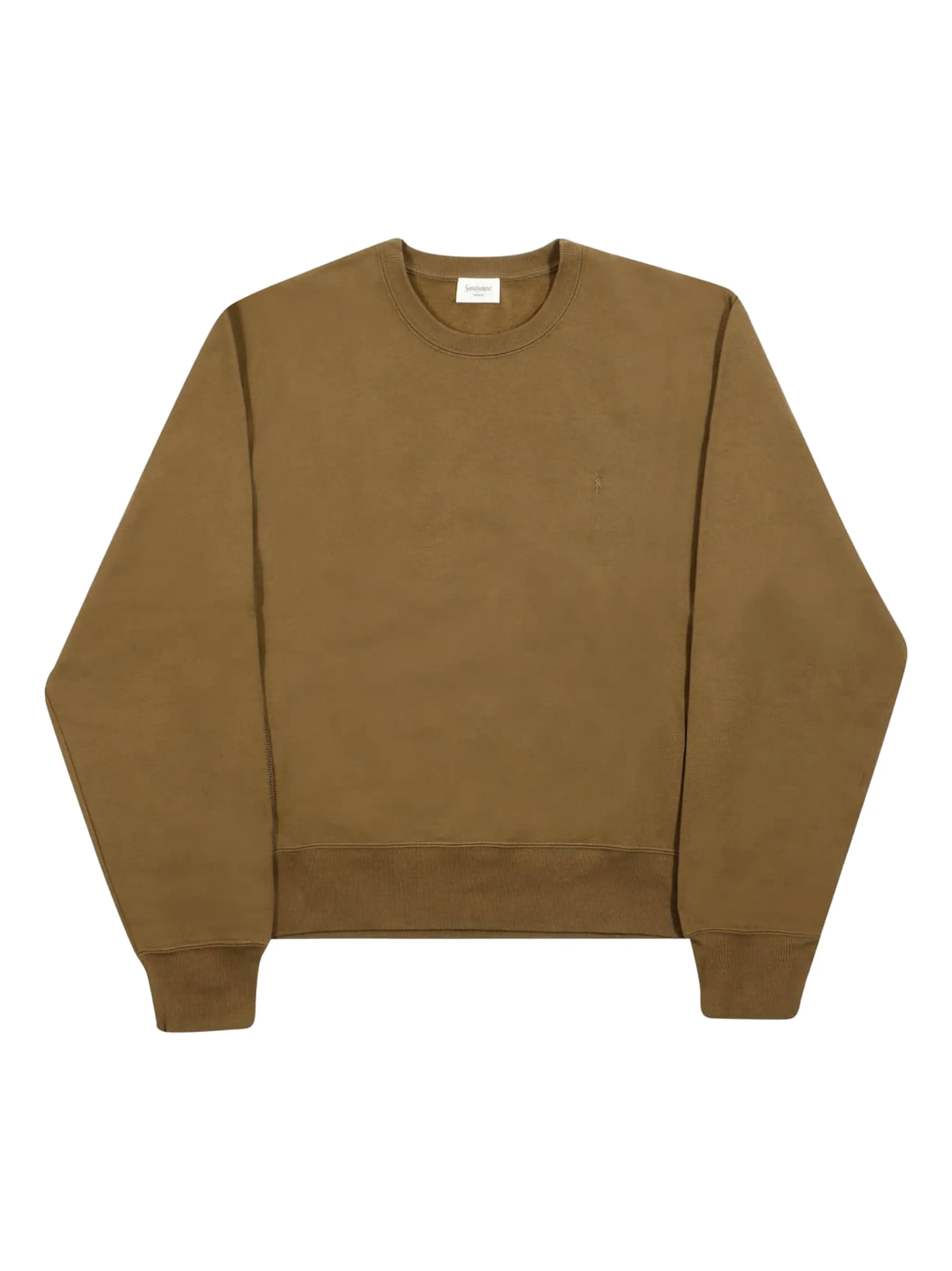 

Футболка с длинными рукавами Saint Laurent, коричневый