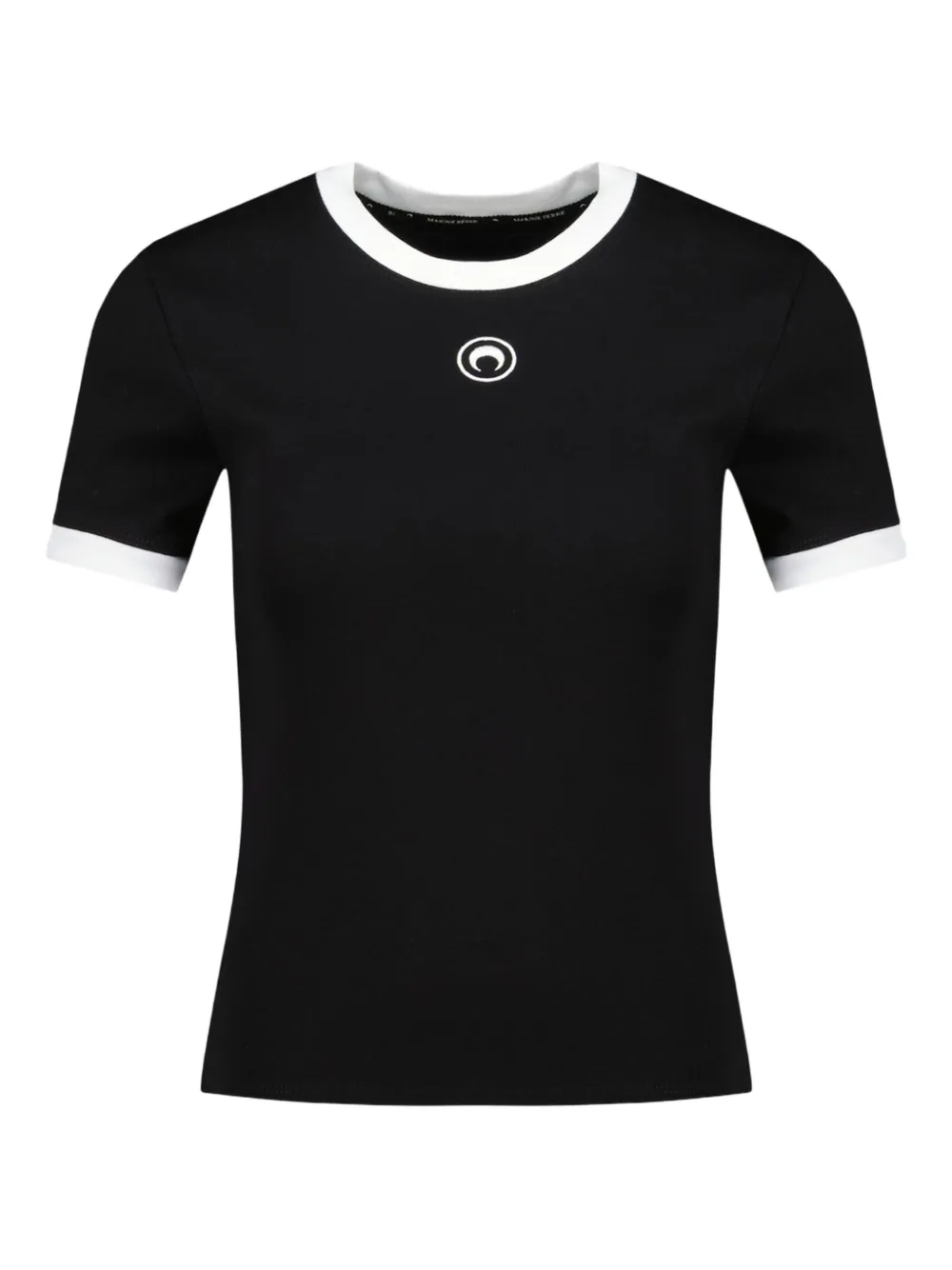 

Футболка с логотипом "Луна" Marine Serre, черный