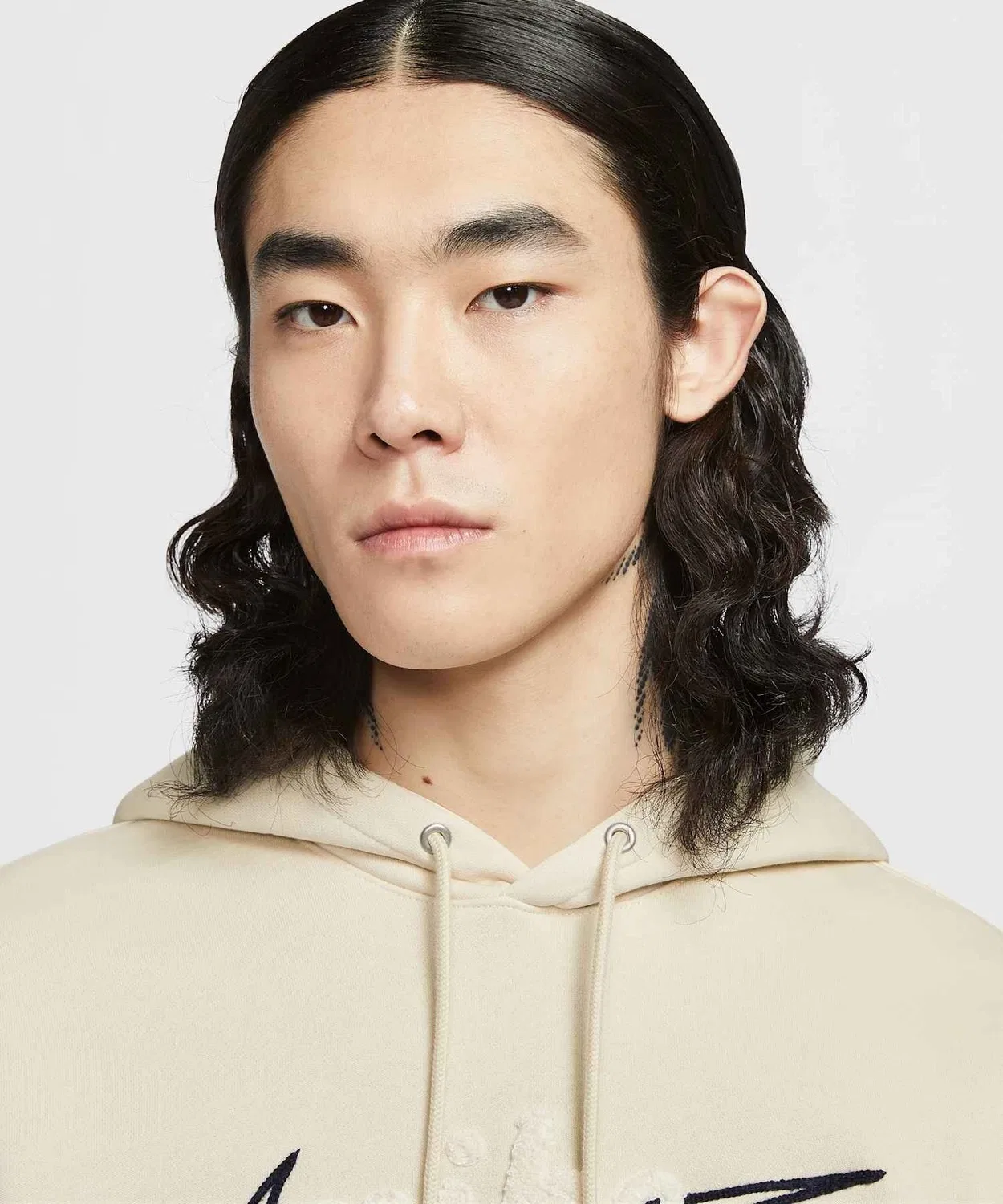 Толстовка Nike Sportswear Club флисовая мужская, свободный крой, коричневая — фото 3