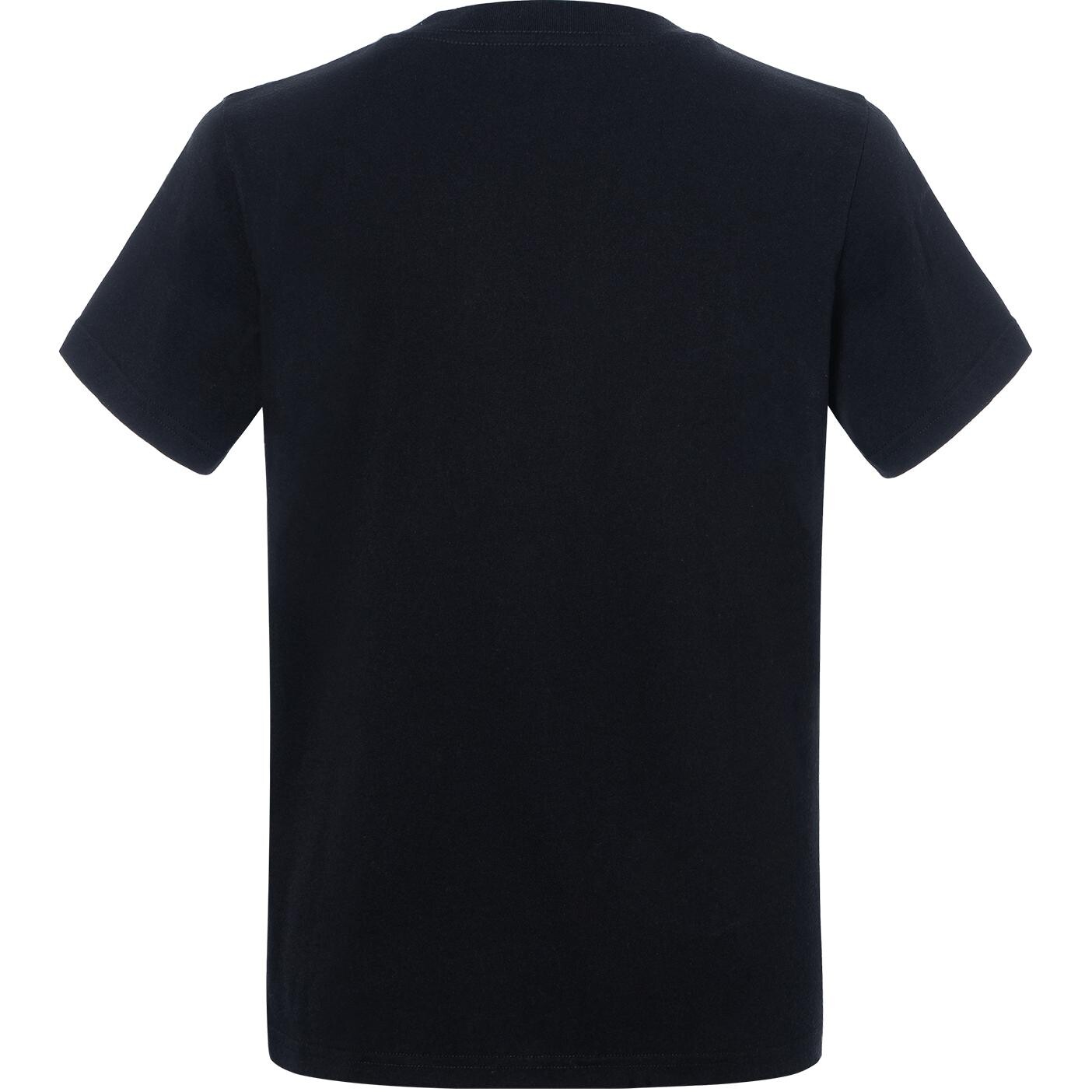 Футболка женская Balenciaga с желтым логотипом, черный — фото 2