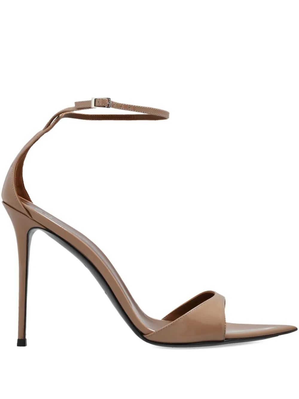 Босоножки с заостренным носком Giuseppe Zanotti, нейтральный