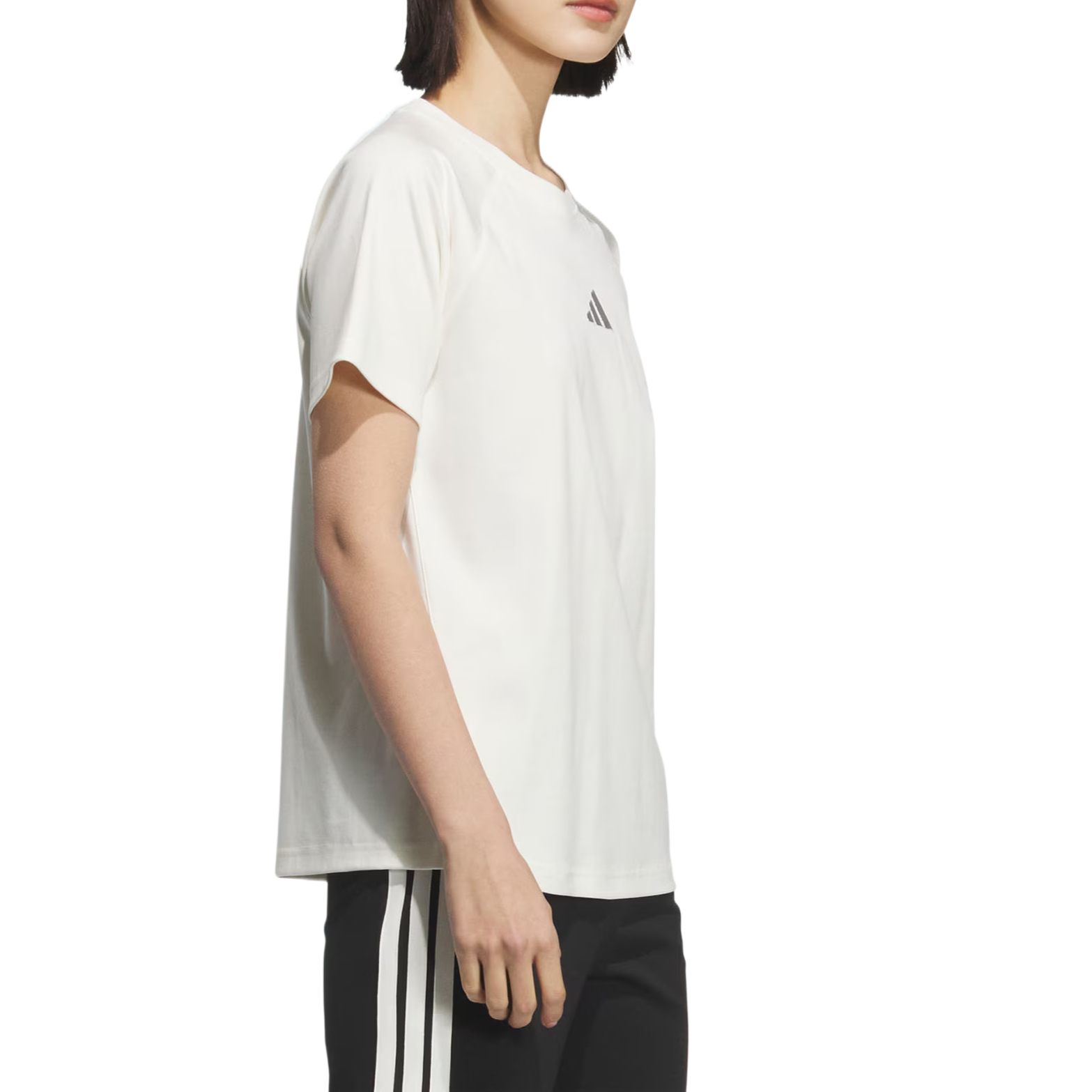 Футболка с рукавом реглан женская Adidas, белый — фото 4