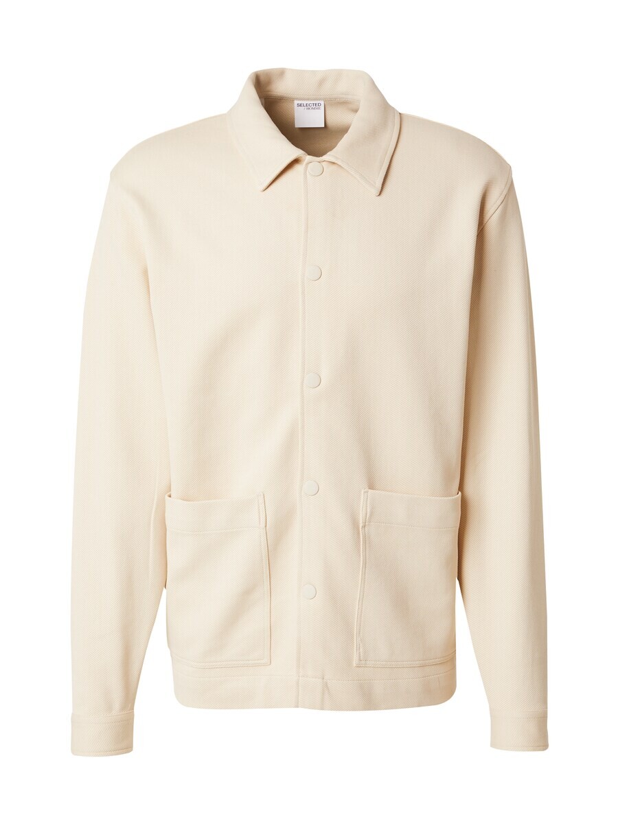

Всесезонная куртка SELECTED HOMME Between-Season Jacket SLHRELAXHANK, кремовый