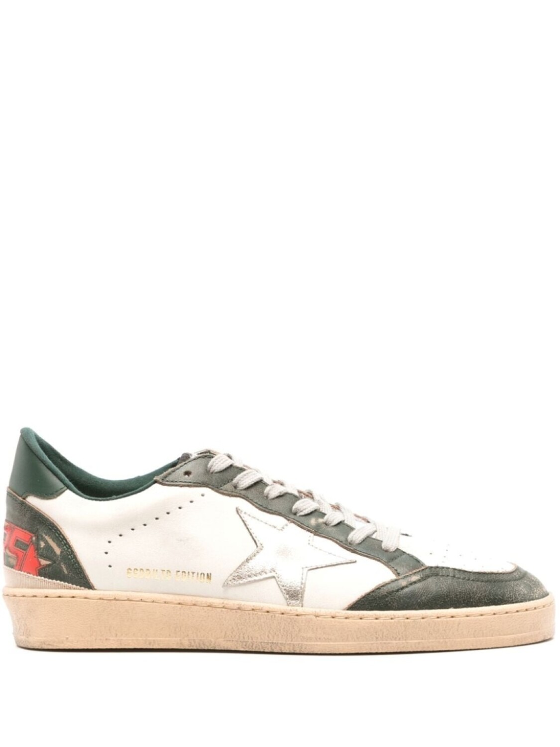 

Golden Goose кеды Ball Star с эффектом потертости, нейтральный цвет