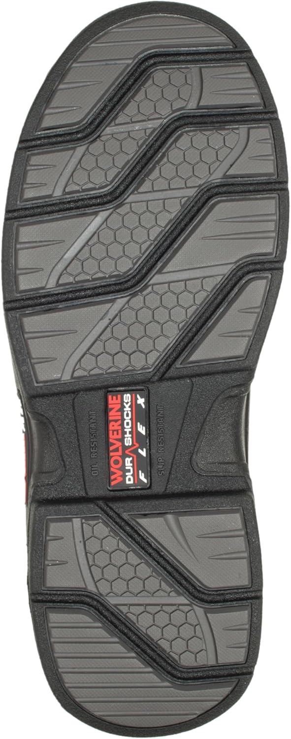 Мужские ботинки Wolverine Raider DuraShocks с водонепроницаемым 15 см композитным носком и защитой Met-Guard, Peanut 9.5 — фото 4