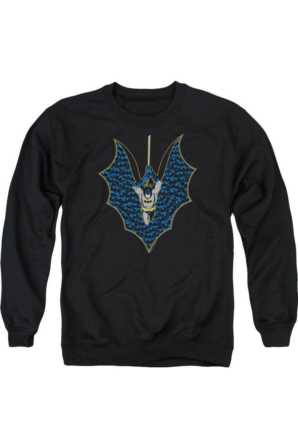 

Толстовка Batman Bat Fill для взрослых с круглым вырезом Gildan, черный