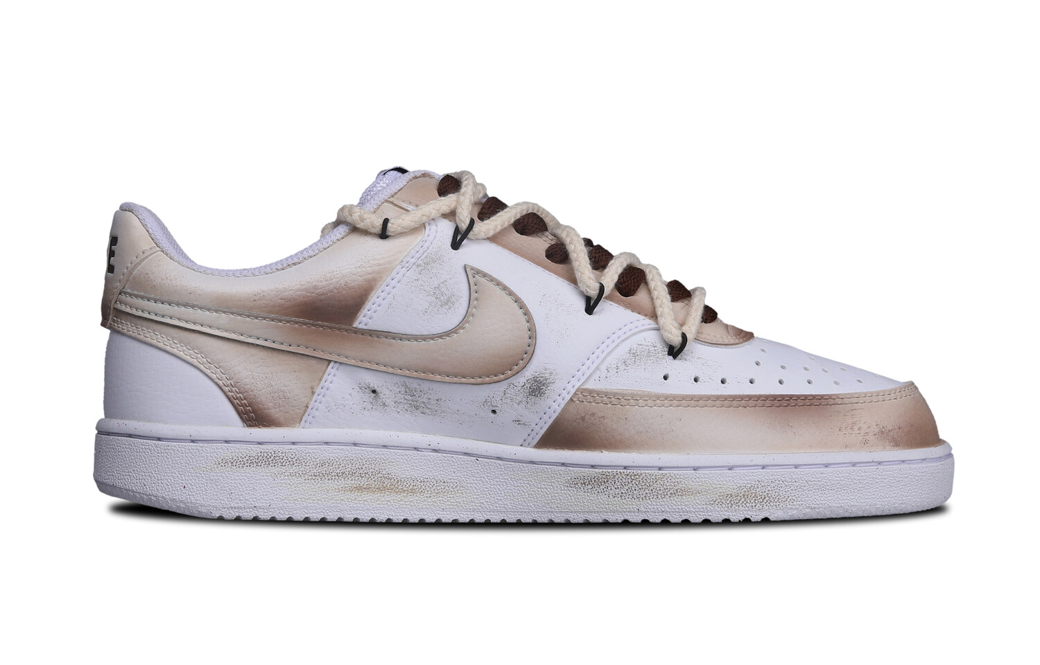 

Кроссовки Nike Court Vision 1 Skateboarding, белый/темно-розовый