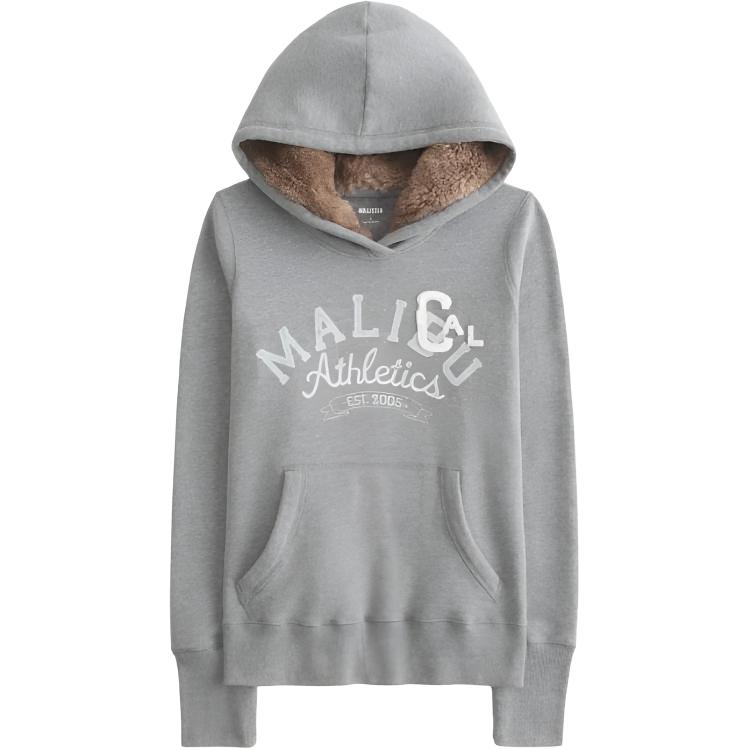 

Hollister/ Свитшот Women's Gray Hooded Moderate