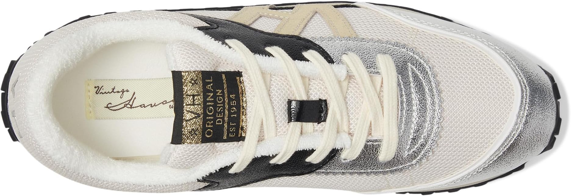 Кроссовки Vintage Havana Cosmic, цвет Off White/Silver/Gold — фото 2