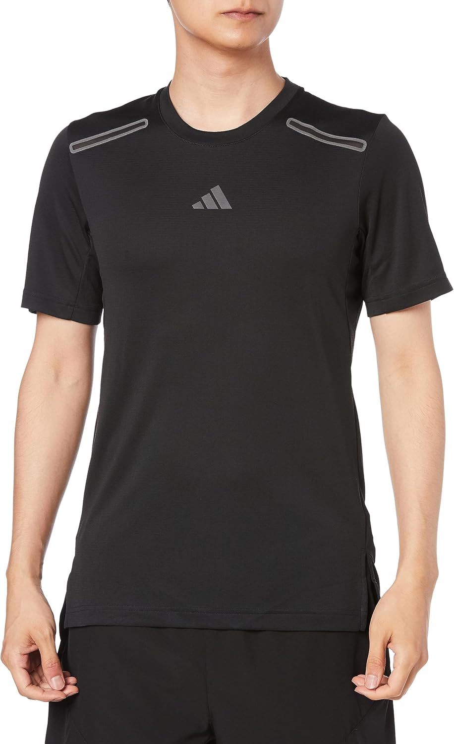 

Мужская футболка с коротким рукавом Adidas HEAT. RDY HIIT Elevated Training DKV90, быстросохнущая, с охлаждающей технологией, черный