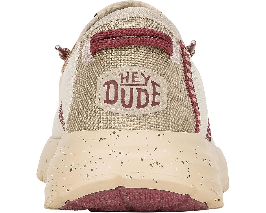 Туфли на плоской подошве Hey Dude Sirocco M Hype Taupe/Mahogany, цвет Taupe/Mahogany — фото 4