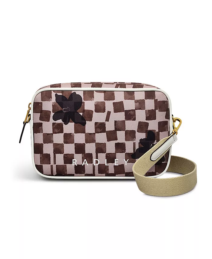 

Маленькая сумка-кроссбоди Southwell Gardens Check с клетчатым принтом Radley London, коричневый/бежевый