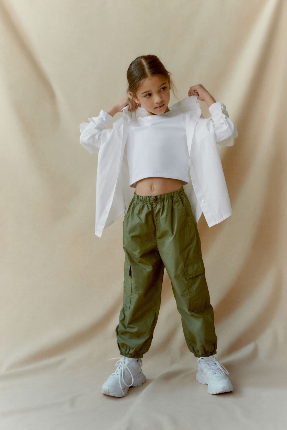 

Рубашка оверсайз (3-16 лет) Next, белый