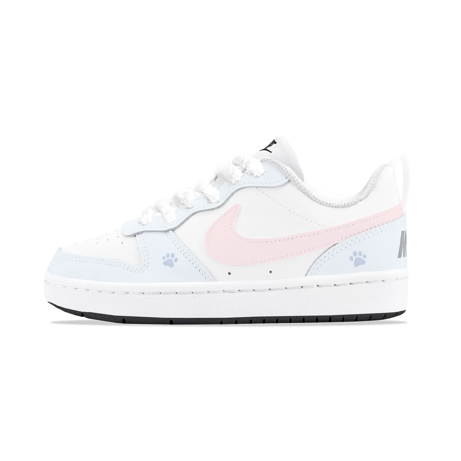 Детские кроссовки для скейтбординга Nike Court Borough Low Blue Pink