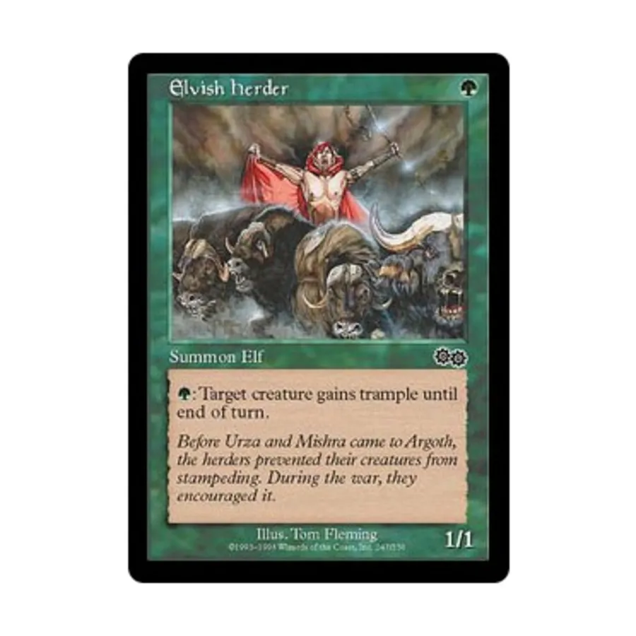 

CCG Эльфийский пастух (К), MTG - Urza's Saga