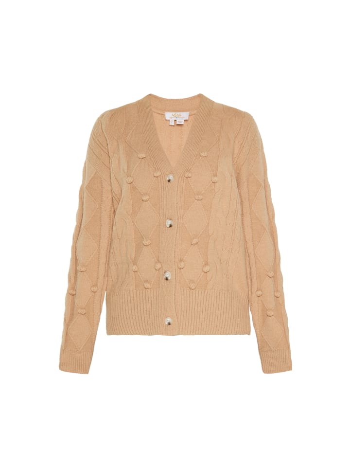 

Женский кардиган цвета кэмел usha FESTIVAL