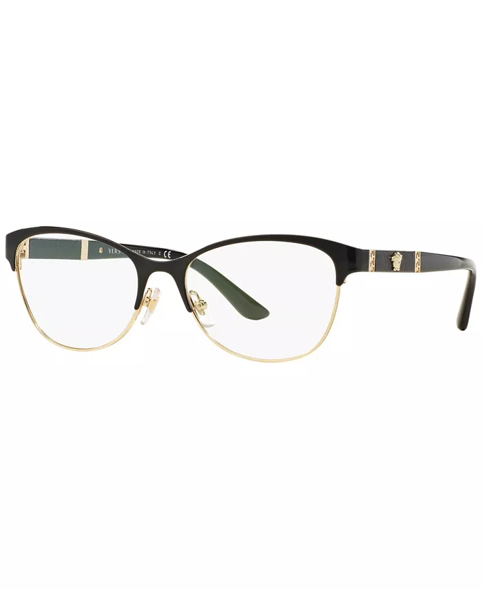 

VE1233Q Женские очки асимметричной формы Versace, черный