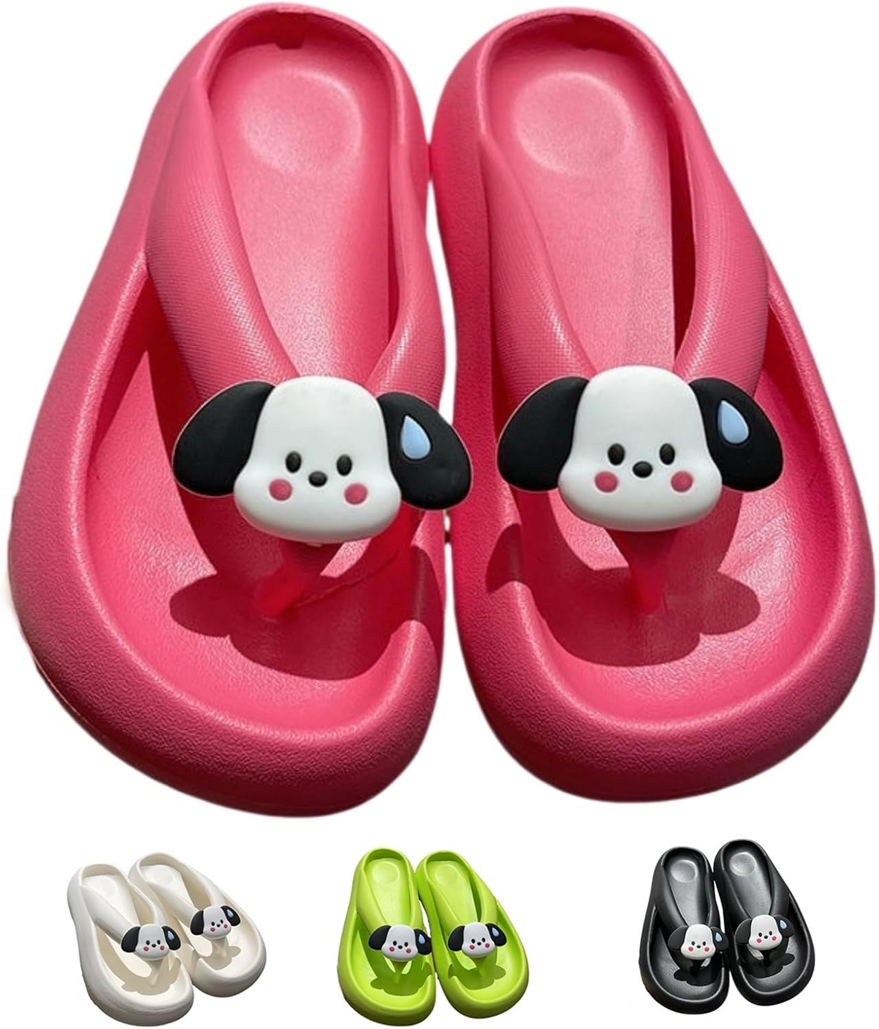 

Милые тапочки с щенком Тапочки для женщин и мужчин Мягкие домашние тапочки с удобной ноской для дома и улицы Креативные подарки носить пляжные тапочки для женщин как милый подарок Sourmei, Peach